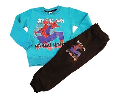 KOMPLET DRES BLUZA SPODNIE SPIDERMAN R 104