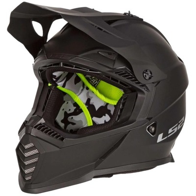 KASK LS2 MX437 FAST EVO MATT BLACK CROSS XXS