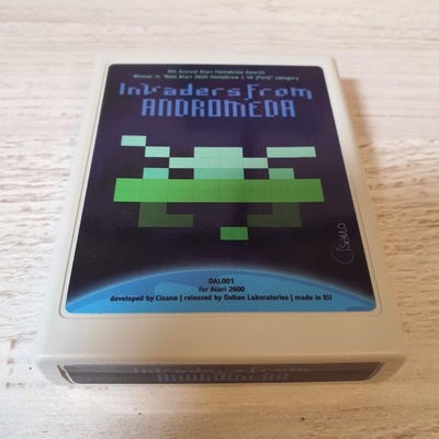 "Invaders From Andromeda" - gra na Atari 2600 - cartridge