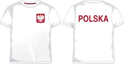 T-Shirt Sportowy na WF Polska 140