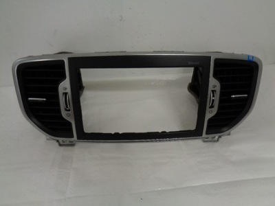 Kia sportage iv рамка консоли радио обдув 84740-f14200 фото №1