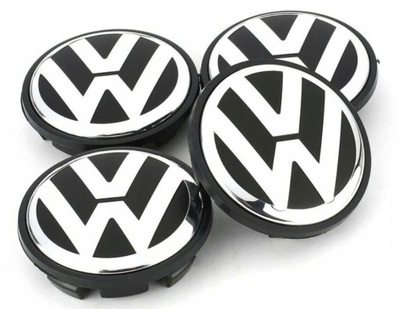 VW TAPACUBOS DEKLE ZNACZKI KAPSLE PARA ALUFELG 65MM/56MM 3B7601171  