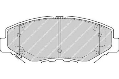 ZAPATAS DE FRENADO HONDA PARTE DELANTERA CR-V 02- FERODO  