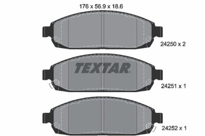 TRINKELĖS STABDŽIŲ JEEP PRIEK. GRAND CHEROKEE 05-/COMMANDER 2425001 