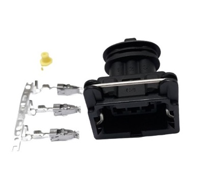 Роз'єм вприску jpt 2,8 штекер 3-контактний фото №1