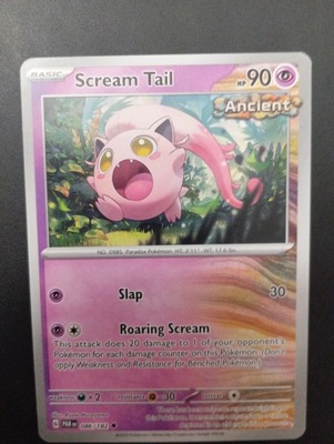 Scream Tail ANCIENT Paradox Rift 2023 rok 086/182 POKEMON TCG