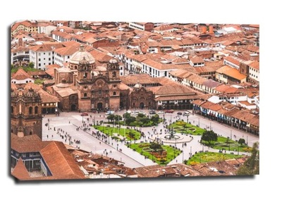 Cuzco - obraz na płótnie 80x60 cm
