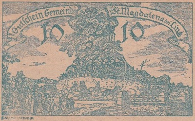 NOTGELD : AUSTRIA 10 heller 1920