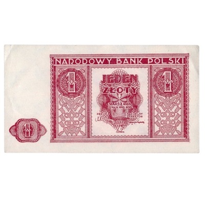 Banknot 1 złoty 1946