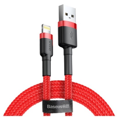 Baseus Cafule kabel USB do Lightning 1.5A 2m czerwony