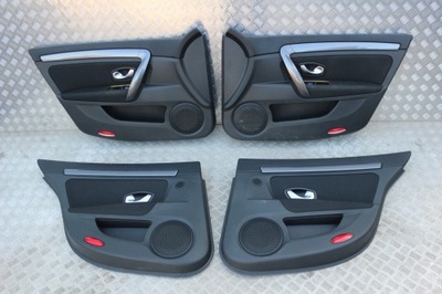 Обшивка обивка дверь renault laguna iii задняя фото №1