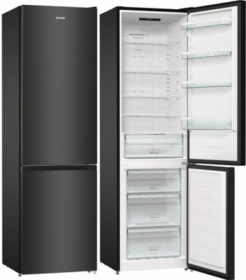 Lodówka Gorenje NRK6202EBXL4 Czarna NoFrost MultiFlow Led 331L 200cm