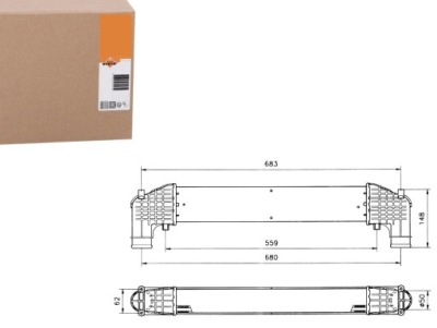 Nrf интеркулер vw sharan 1,9tdi фото №1