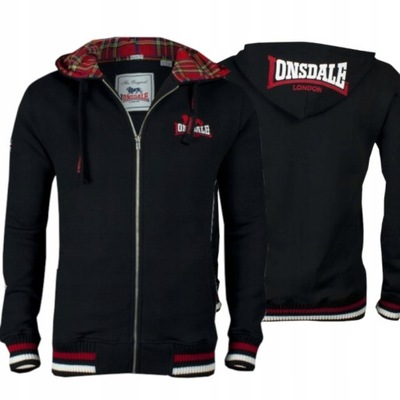 BLUZA LONSDALE LONDON LANCASTER czarna_M