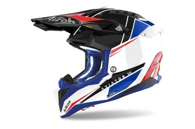 CASCO NA CROSSA AIROH AVIATOR 3 PUSH BLUE/RED S  