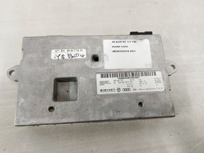Audi q7 1 i 4l модуль блок управления тюнер радио 4e0035541s фото №1