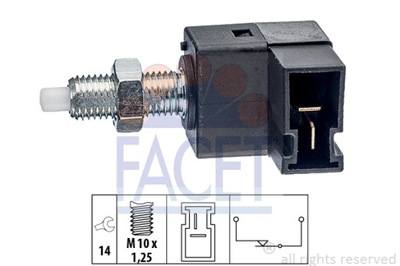 FACET CONMUTADOR DE LUZ LUZ DE FRENADO 7.1300 FACET  