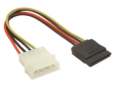 adapter przejściówka zasilania molex do SATA