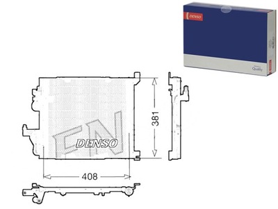Denso конденсатор радіатор кондиціонера 1850099 431 фото №1