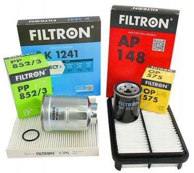 FILTRON KOMPLEKTAS FILTRŲ MITSUBISHI LANCER 1.8DI-D OUTLANDER 2.2 D 