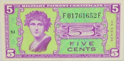 5.hc.USA, 5 Centów 1958, P.M36, St.1-