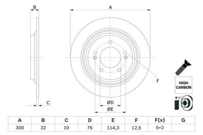 BOSCH 0 986 479 H01 ДИСК ТОРМОЗНЫЙ фото