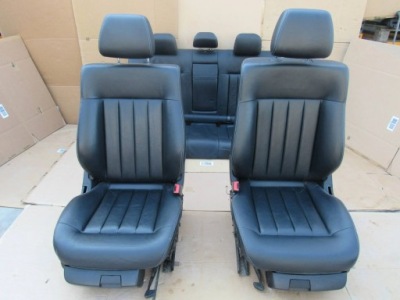 Mercedes e w212 212 lift сидіння заднє сидіння обшивки салон комплект шкіра сірі фото №1