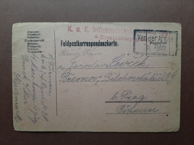 FELDPOST - STARA KARTA - card16-24