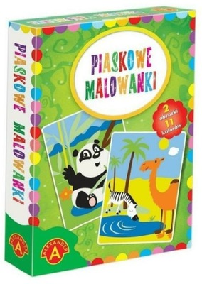 Piaskowe malowanki - Panda i Wielbłąd ALEX