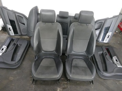 Jaguar xf r сидіння заднє сидіння обшивки alcantara комплект фото №1