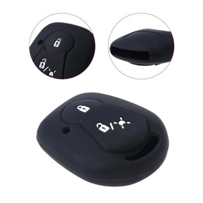 2 BUTTONS SILICONE CAR KEY FOB COVER CASE FOR SSANGYONG ACTYON KYRON~55041