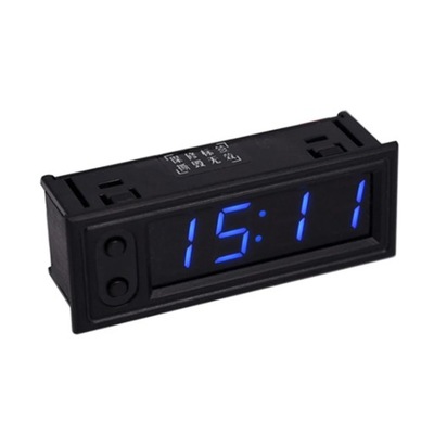 NUEVO DIY MULTIFUNCTION HIGH-PRECISION CLOCK INSIDE AND OUTSIDE CAR TE~77244  