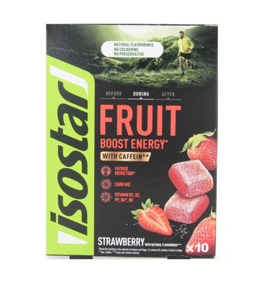 ISOSTAR Fruit Boost ENERGY Galaretki truskawkowe