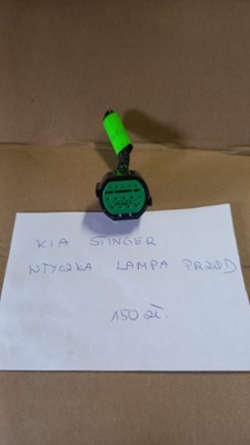 Kia stinger штекер колодка лампы перед передней лампа перед фото №1