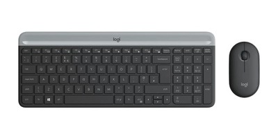 Logitech MK470 klawiatura Dołączona myszka RF