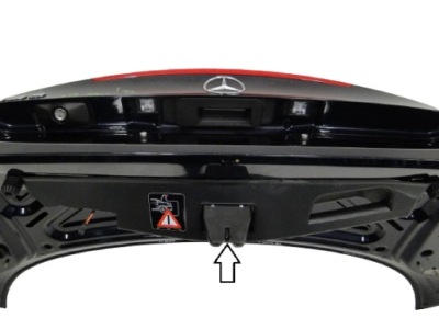 Mercedes slk r172 замок w крышка задняя багажника фото №1