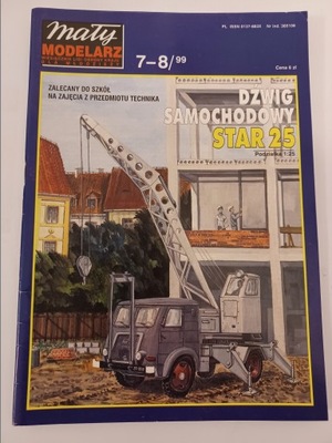 Dźwig samochodowy STAR 25 1:25 Mały Modelarz numer 7-8/1999