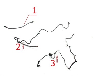 Master ii movano 98- 2.5 dci шланг зливний надлишковий трубка пального фото №1