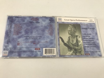 2CD Puccini Manon Lescaut Giuseppe Antonicelli Dorothy Kirsten STAN 5+/6