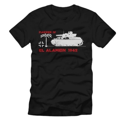 El Alamein 1942 Wehrmacht Panzer IV German Medium T-Shirt Koszulka