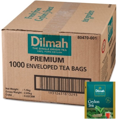 Herbata czarna w kopertach Dilmah Premium Ceylon Tea 1000szt