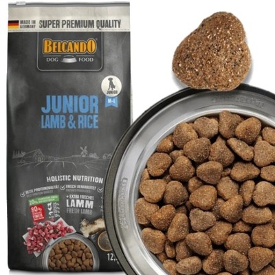 BELCANDO JUNIOR LAMB RICE KARMA DLA PSA JAGNIĘCINA Z RYŻEM 12,5kg