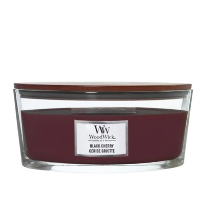 WoodWick świeca elipsa BLACK CHERRY