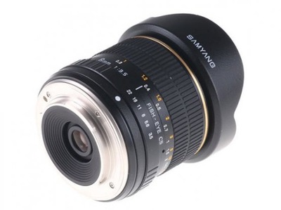 Obiektyw Samyang 8mm F3,5 Asph IF MC Fish-Eye CS Dekielki Canon EF
