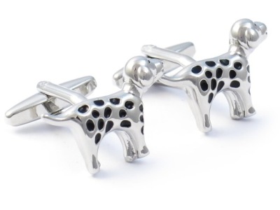 Spinki do mankietów - psy, dalmatyńczyki N127