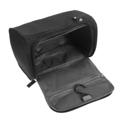 DUŻA CZARNA MĘSKA KOSMETYCZKA WODOODPORNA Z NYLONU