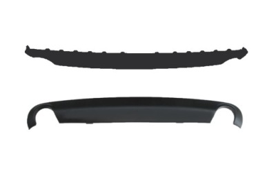 Спойлер накладка бампера заднего audi a4 b7 04- фото №1