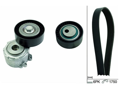 Ремінь клиновий багатореберний набір do citroen xsara фото №1