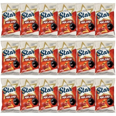 Star Snaki Maczugi Ketchup Chrupki Chipsy 18x 80g