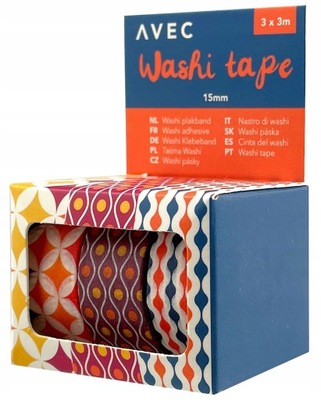 Taśma dekoracyjna Washi tape 3 x 3m